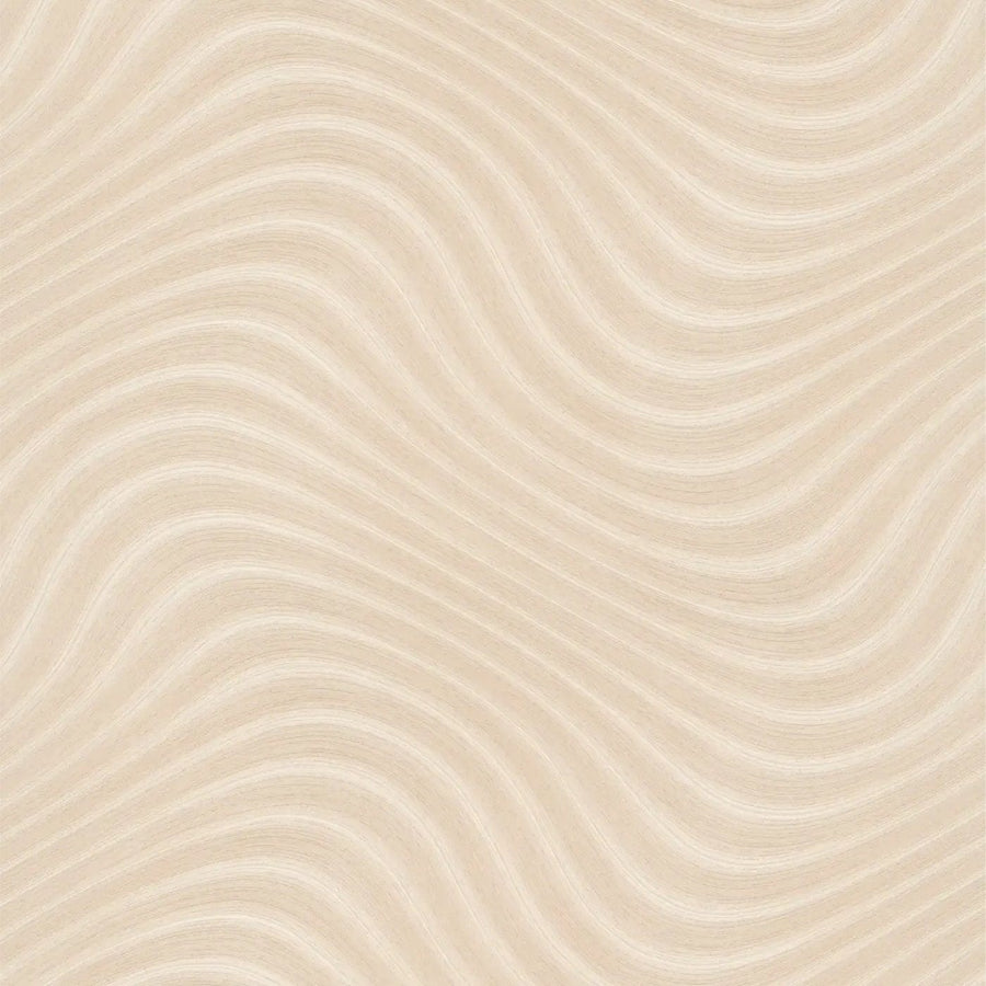 1,06x10m, Tapetes ar lielo viļņotu rakstu bēšā krāsā - 399953 AS Creation