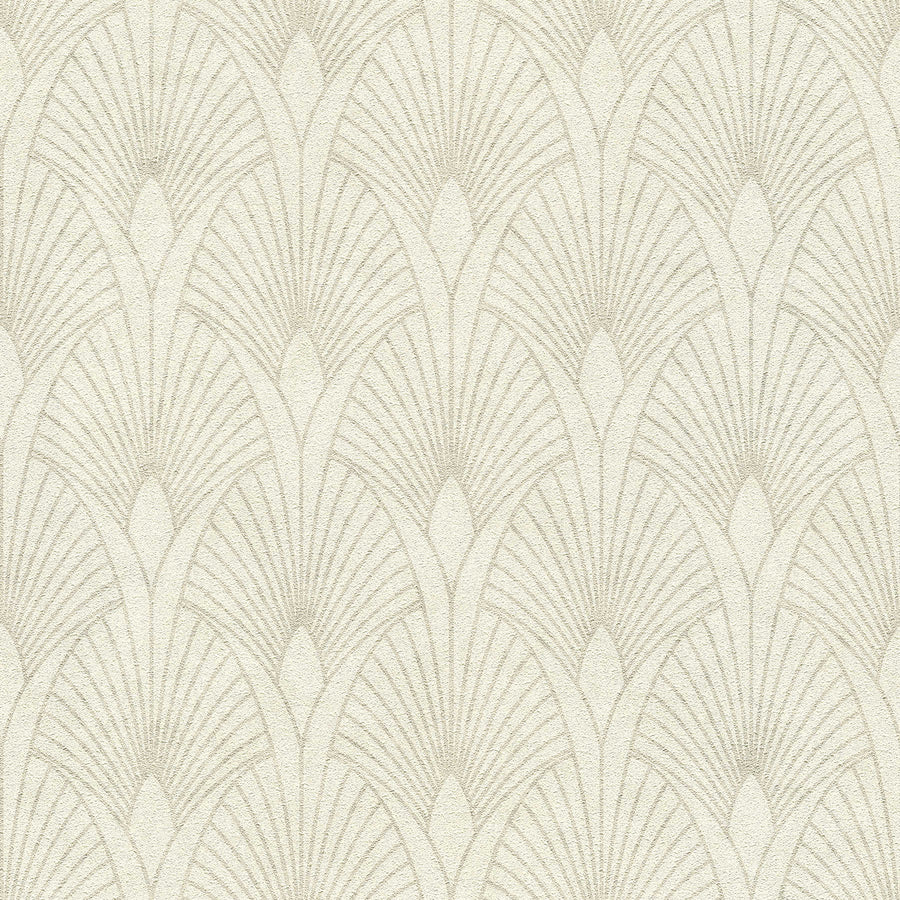Art Deco tapetes glamūra stilā -  krēmkrāsas toņos AS 374271 AS Creation
