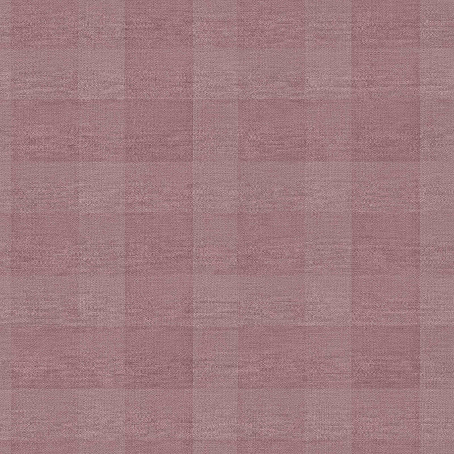 Ekoloģiskas tapetes ar rūtainu rakstu, bez PVC: violetas, 386645 AS Creation