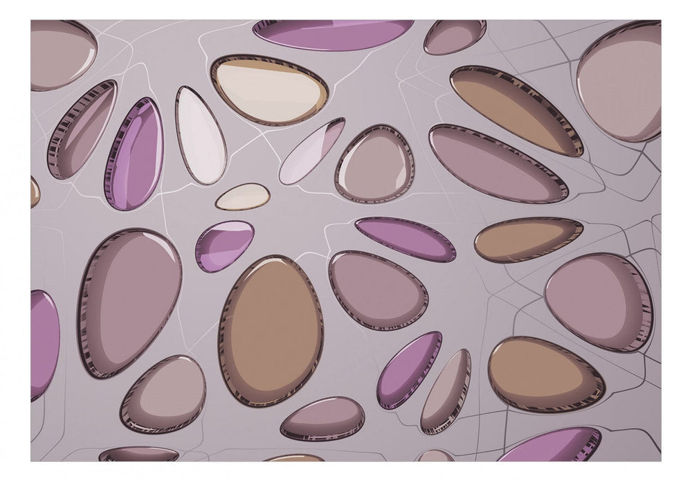 Fototapetes - Abstraktie akmeņi violetos toņos, 134492 G-ART