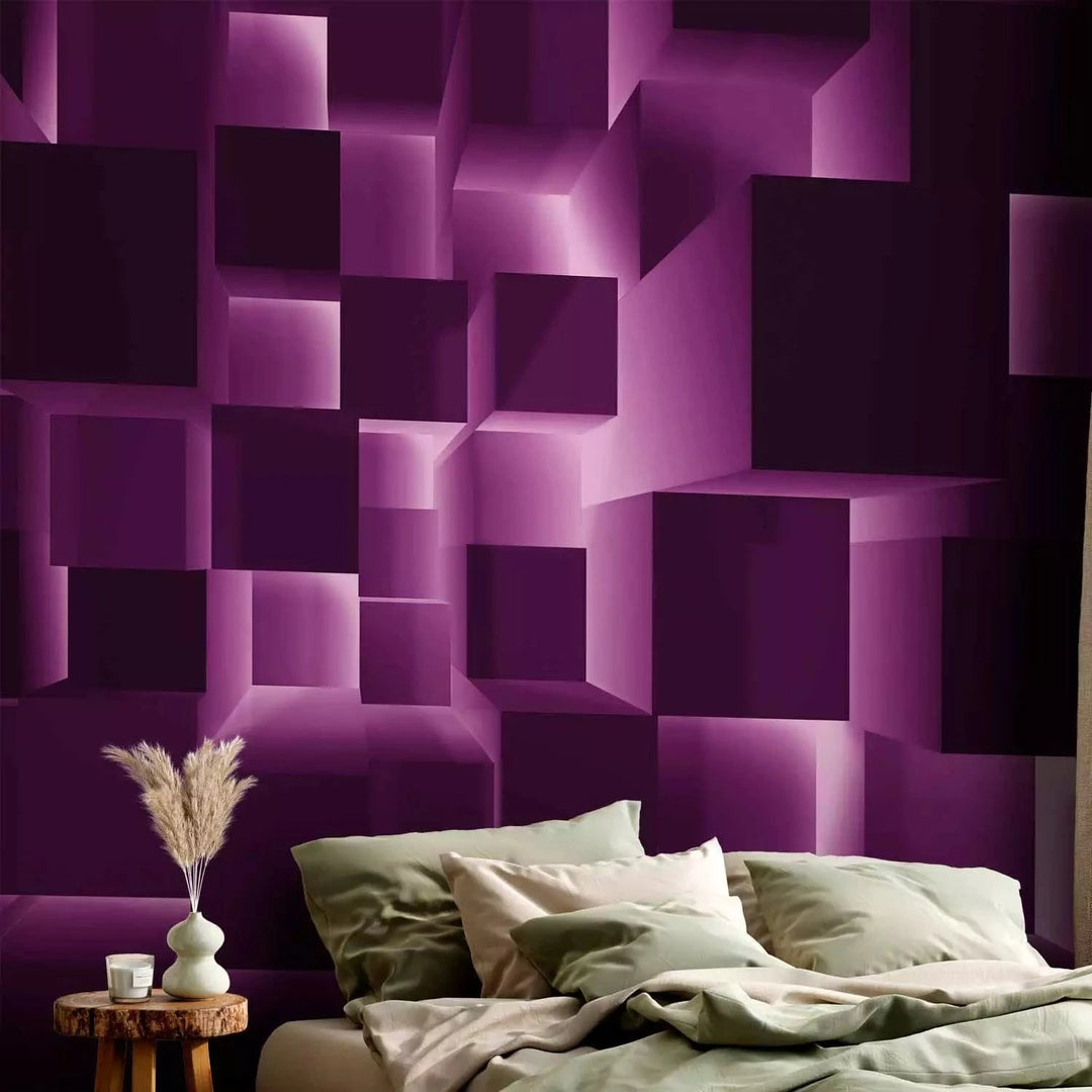 Fototapetes ar 3D optisku ilūziju - Violeta uzvara, 91372 Tapetenshop.lv