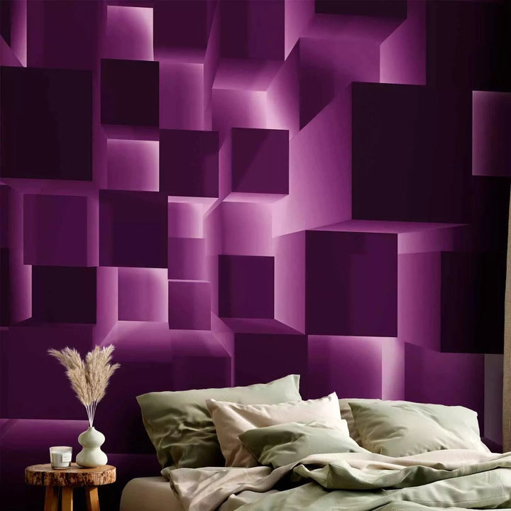 Fototapetes ar 3D optisku ilūziju - Violeta uzvara, 91372 Tapetenshop.lv
