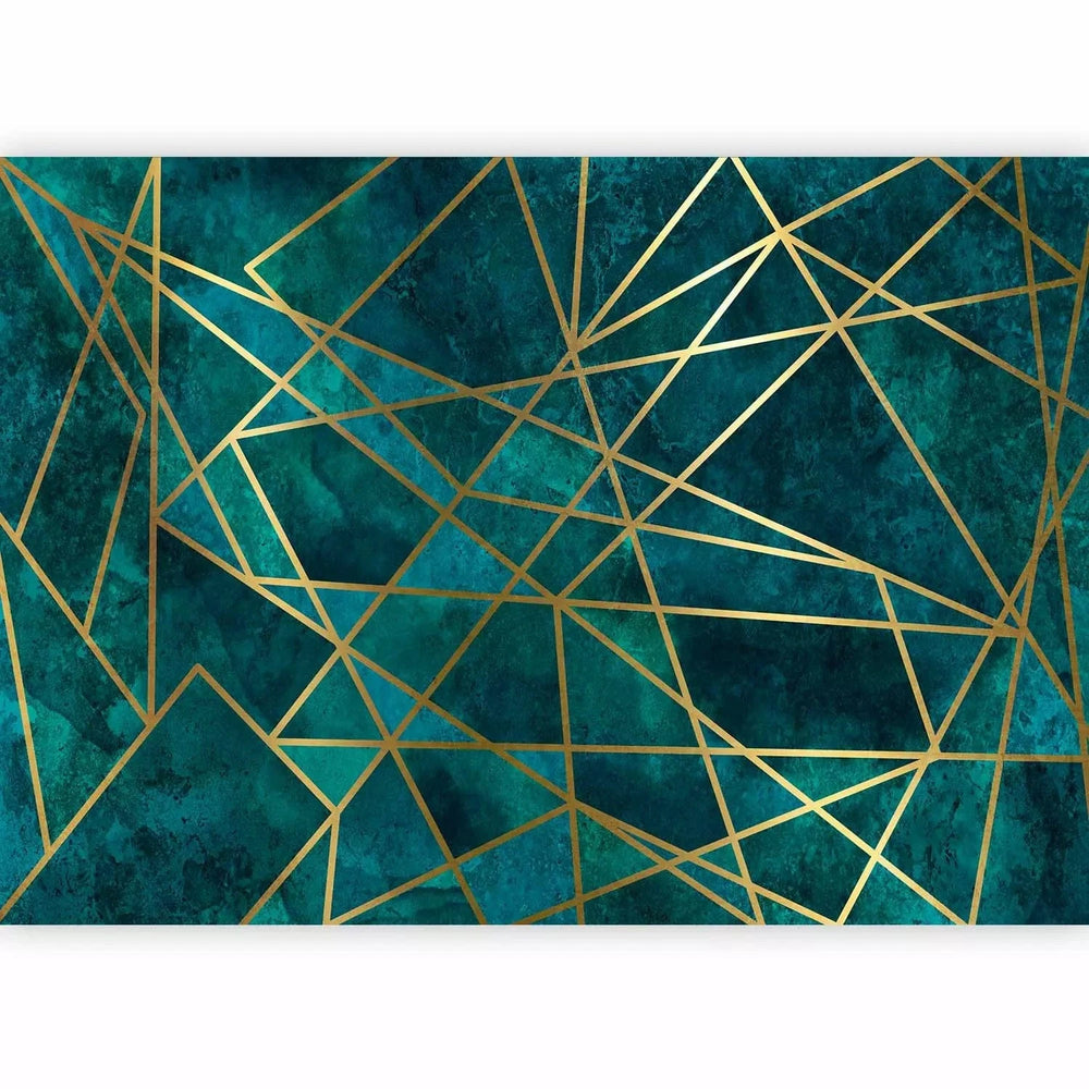 Fototapetes Art Deco stilā, Nefrīta ģeometrija - 136017 G-ART