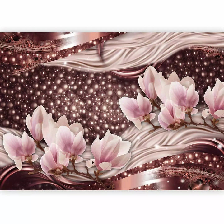 Fototapetes ar magnolijam un rozā pērlem, 64023 - cena G-ART
