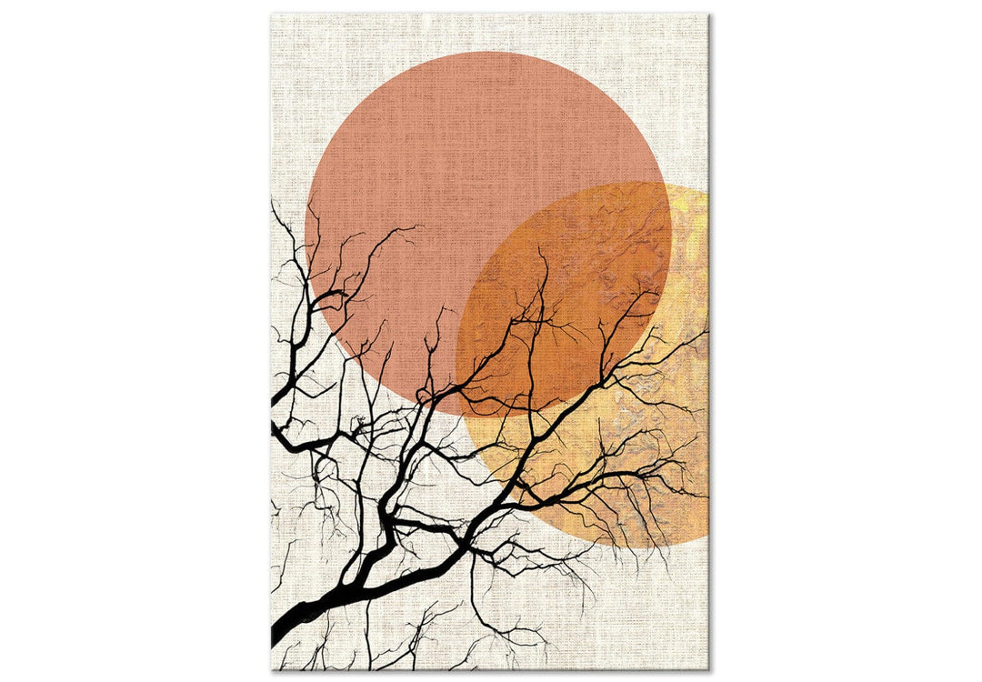 Glezna japāņu stilā - Dubultmēness (x 1) - 123761 G-ART.