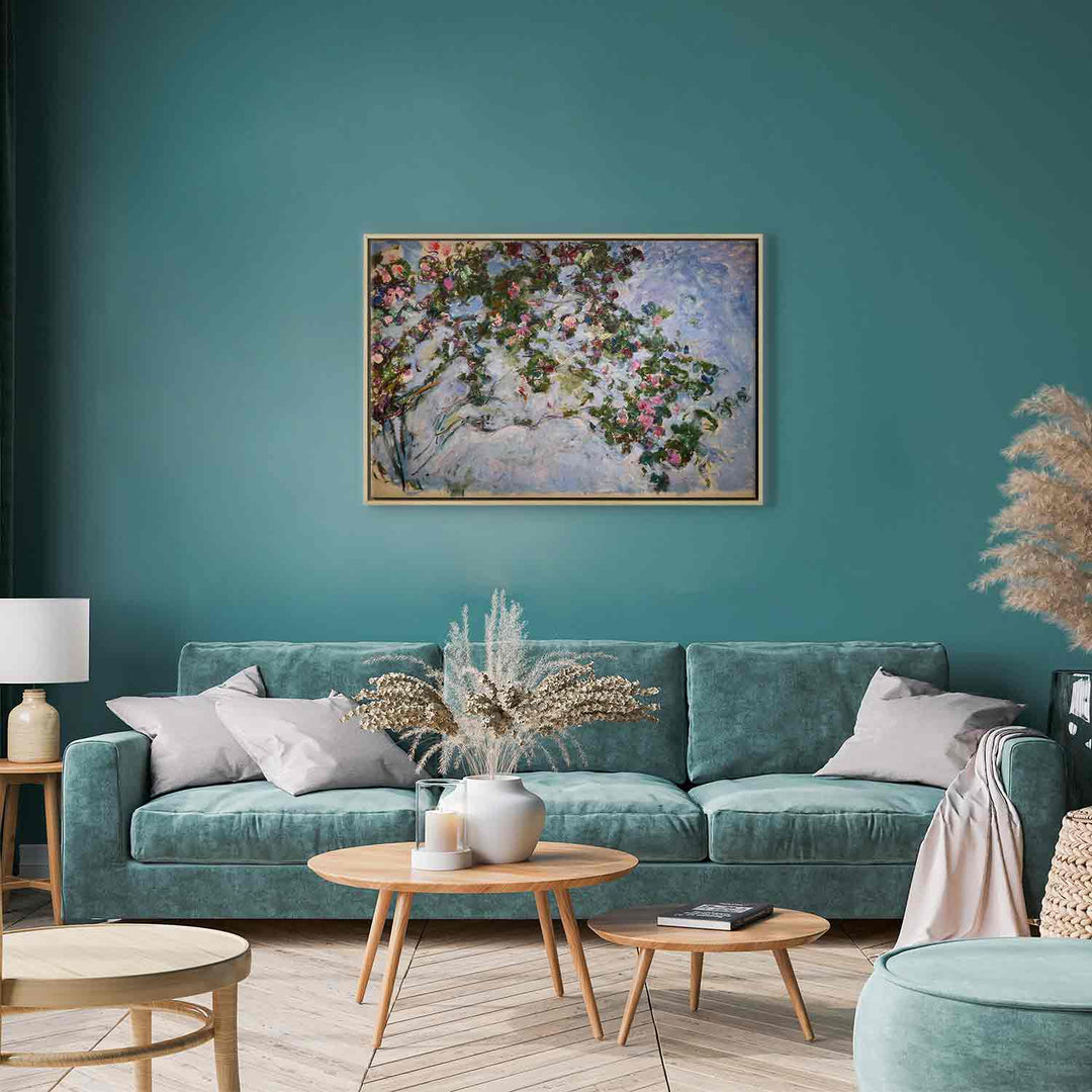 Glezna koka rāmī - Les Roses - veikals kur nopirkt gleznas G ART