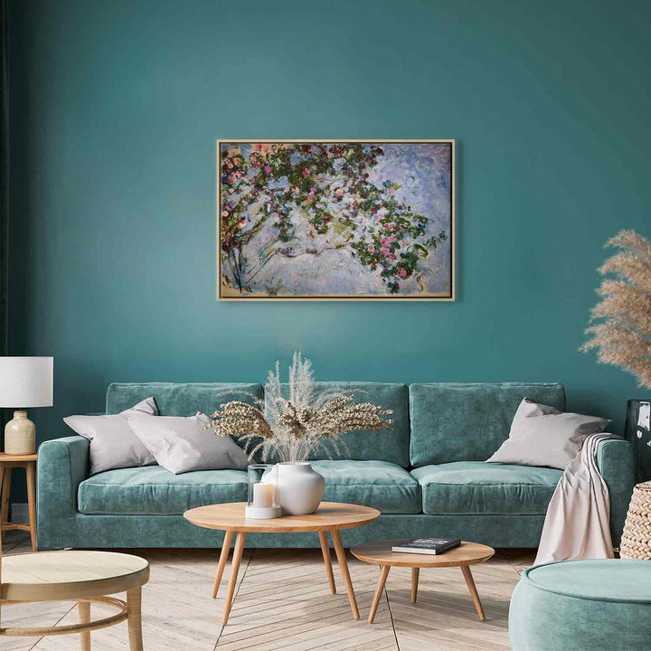 Glezna koka rāmī - Les Roses - veikals kur nopirkt gleznas G ART