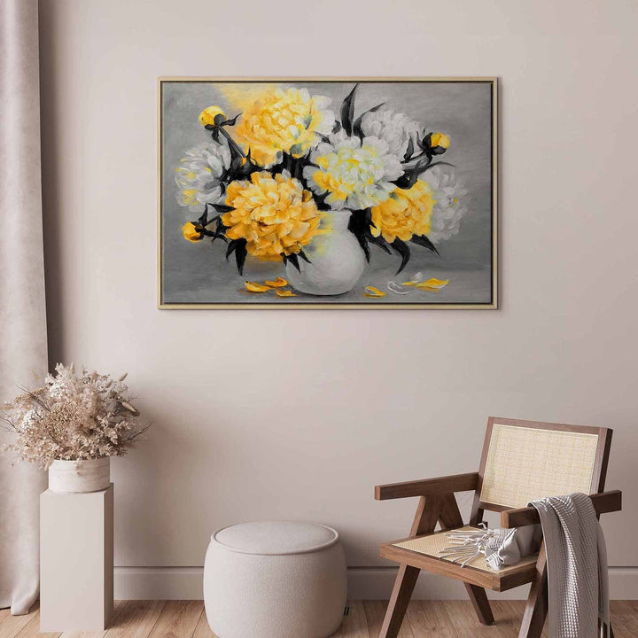 Glezna koka rāmī - Smaržīgās krāsas - nopirkt gleznu ar ziediem G ART