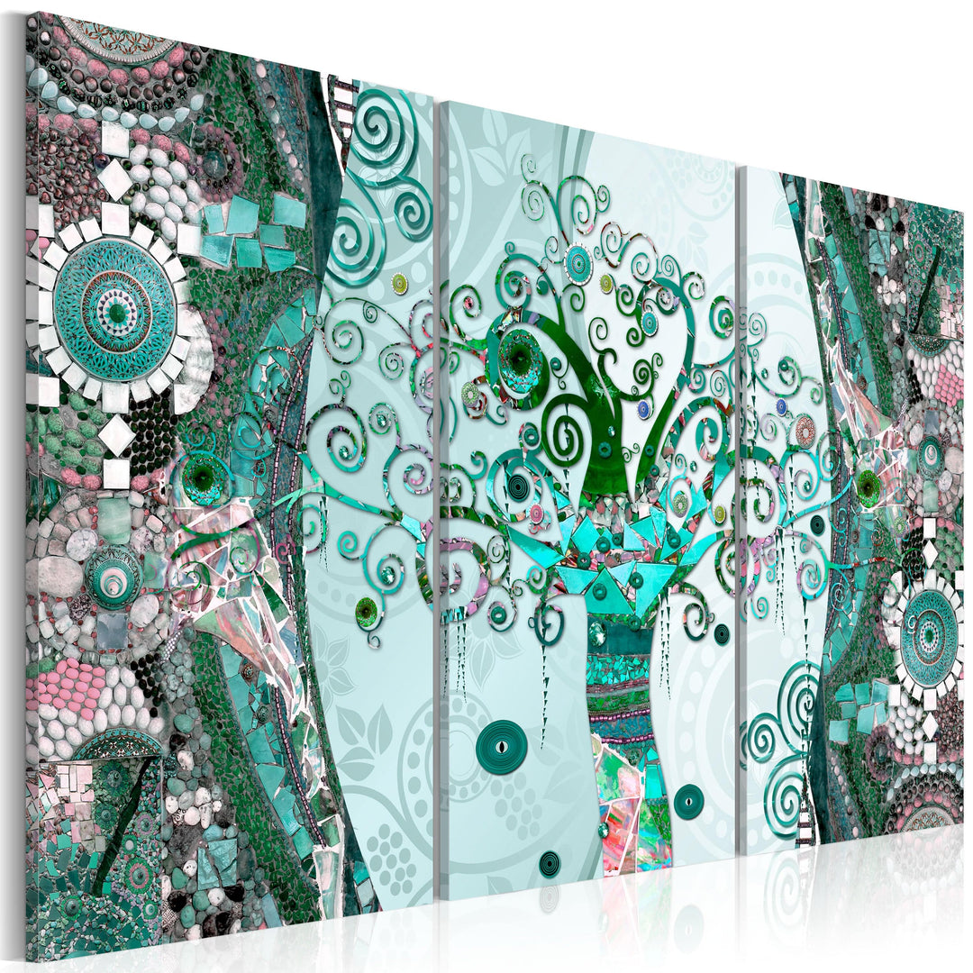 Glezna - Smaragda koks (x 3) G-ART