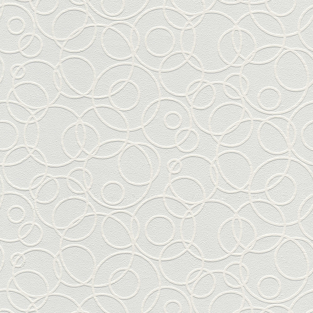 Krāsojamas tapetes ar apļiem AS Creation 561114 (1.06x25m) Protect AS Creation