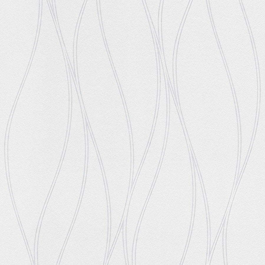 Krāsojamas tapetes ar izliektas līnijas dizainu AS 245014 (1.06x25m) AS Creation