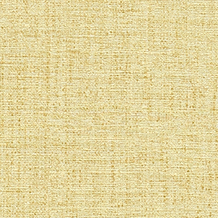 Matētas tapetes ar tekstila rakstu dzeltenā krāsā - 1360410 AS Creation