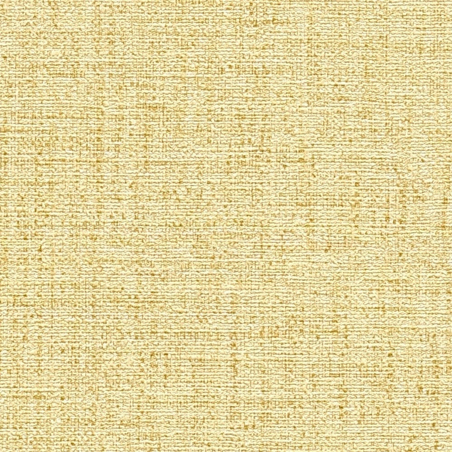 Matētas tapetes ar tekstila rakstu dzeltenā krāsā - 1360410 AS Creation