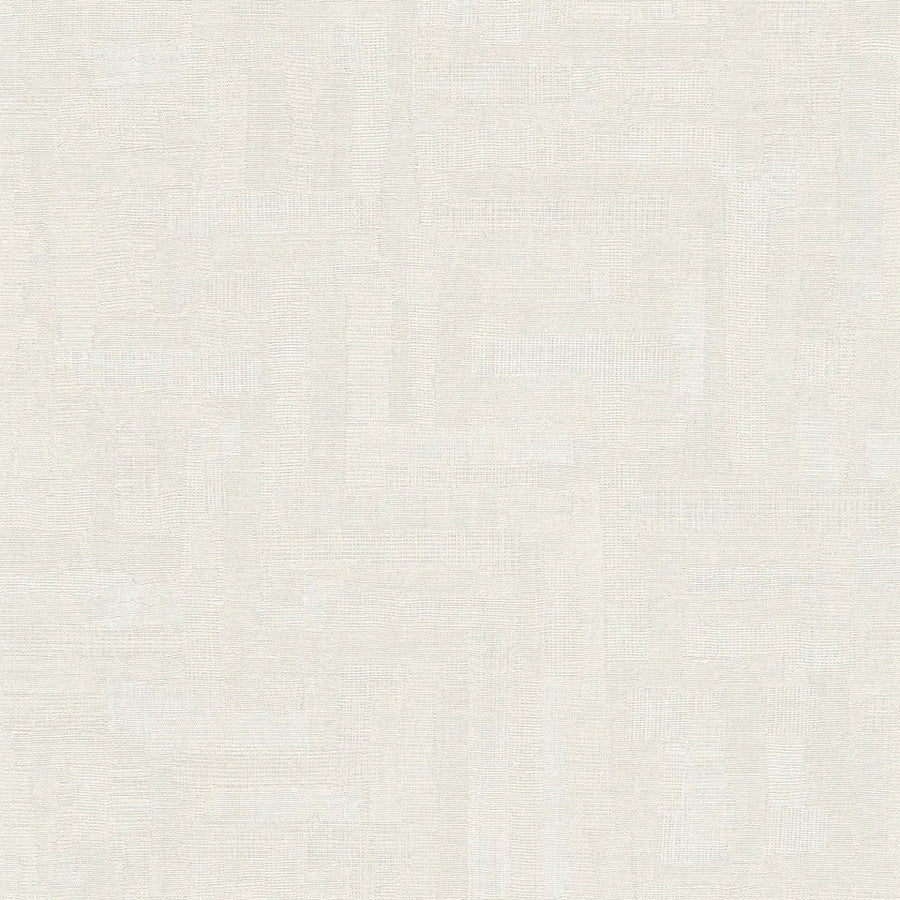 Modernas tapetes ar ģeometrisku koka motīvu - baltā krāsā - 782045 AS Creation