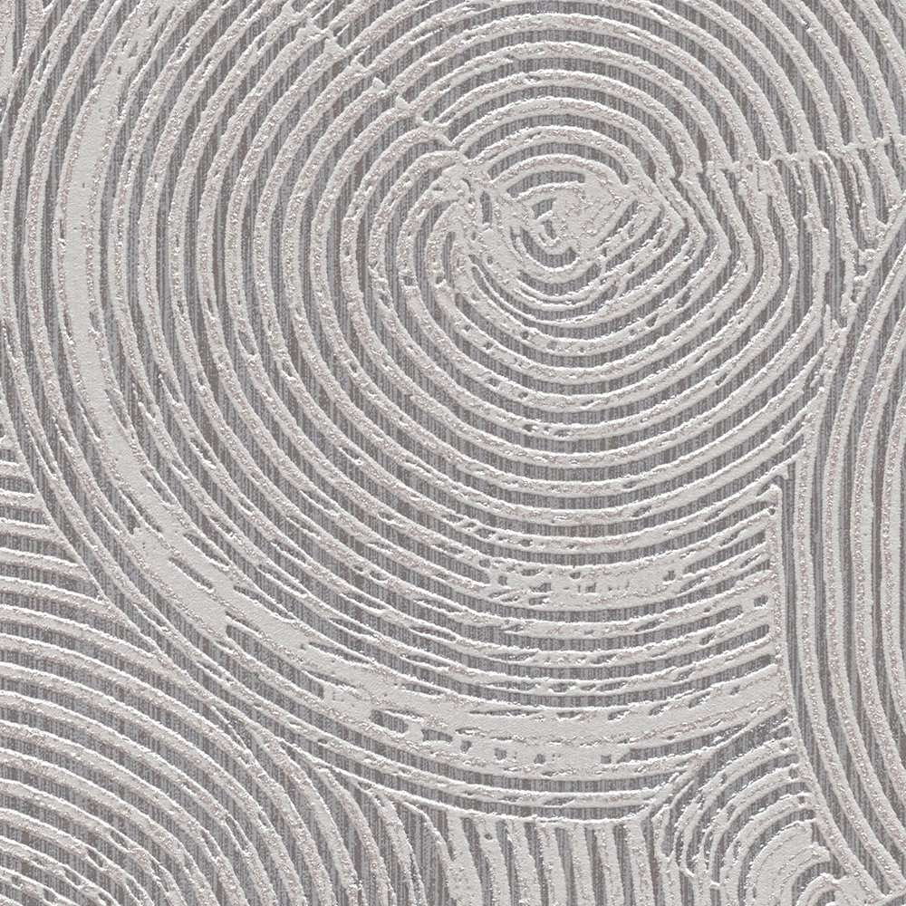 Tapetes ar etnisku ornamentu tumši pelēkos toņos AS Creation 37900-2 AS Creation