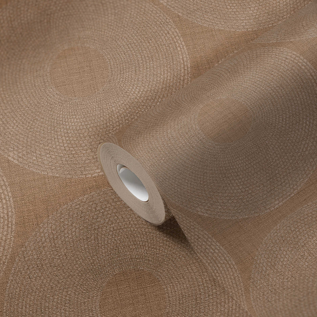 Products Tapetes ar apļiem brūnā krāsā - AS Creation 1360335 AS Creation