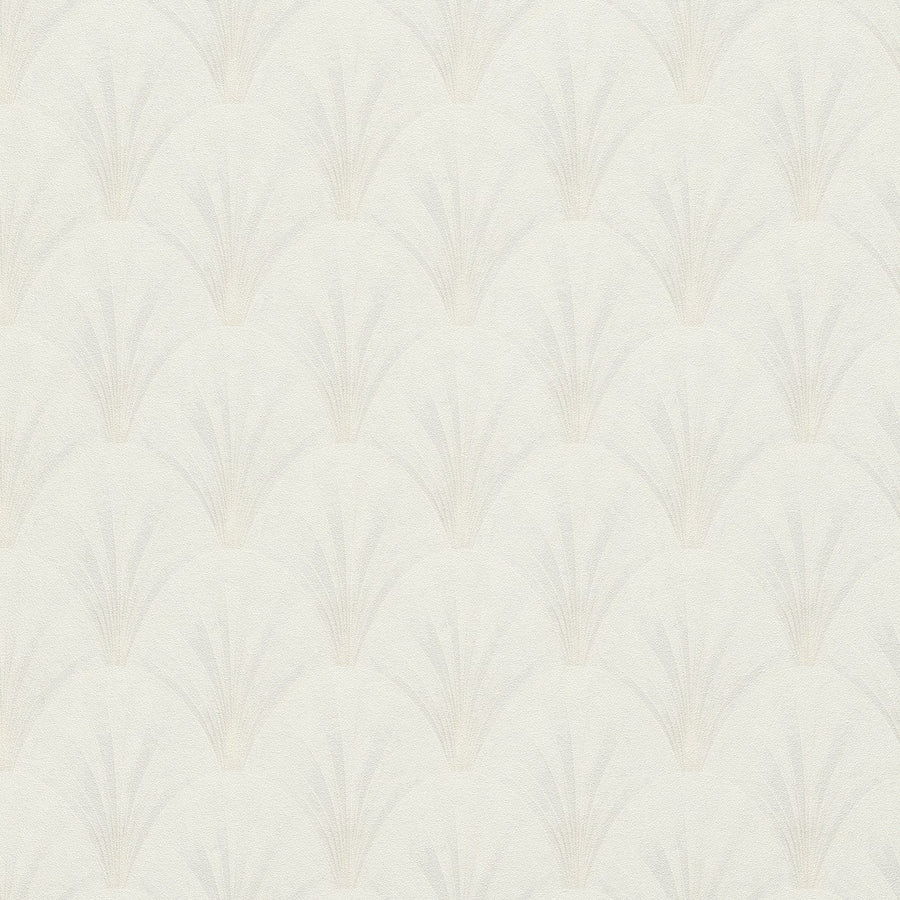 Tapetes ar ArtDeco ornamentu gaišos toņos/krēmkrāsā, 3771213 Tapetenshop.lv