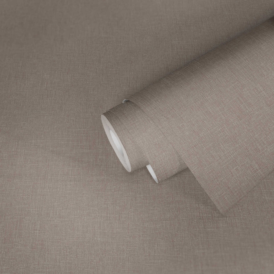 Tapetes ar tekstilmateriāla struktūru - bēšā krāsā AS 369224 AS Creation