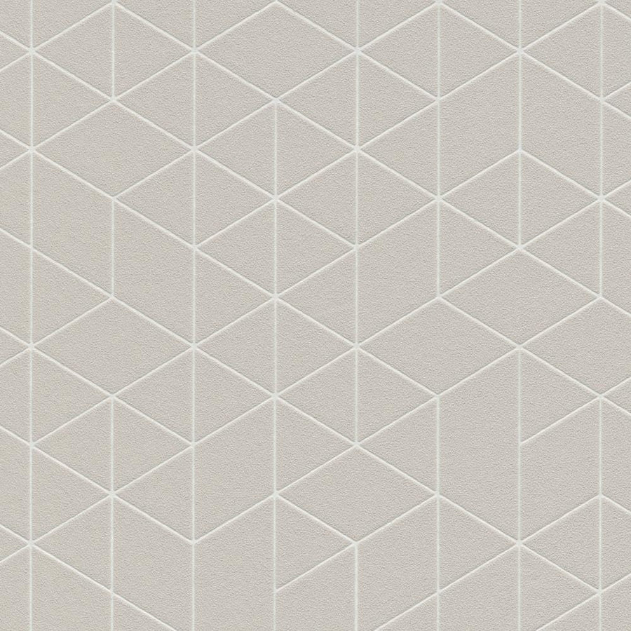 Lētas tapetes ar grafisku rakstu taupe krāsā, Erismann 646637 Erismann