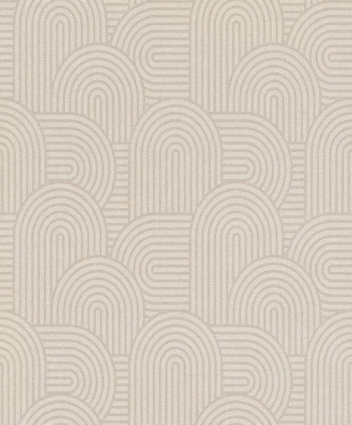 Matētas tapetes RASCH ar retro ornamentu bēšā krāsā, 634150, nopirkt RASCH