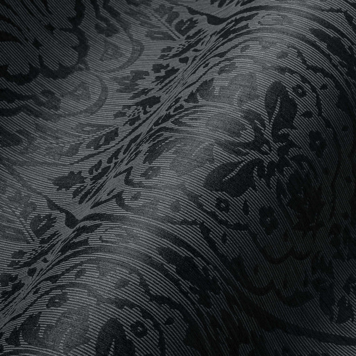 Tekstila tapetes ar klasisku rakstu AS Creation 96195-9 melnā krāsā AS Creation