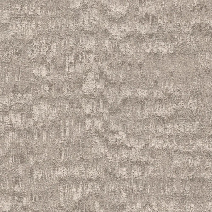 Vienkrāsainas tapetes ar abstrakta tekstūru: silti pelēkā, 395032 AS Creation