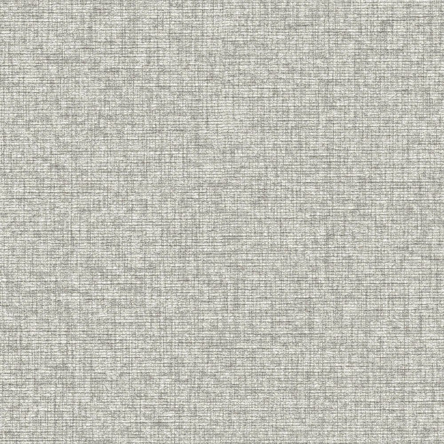 Vienkrāsainas tapetes ar auduma struktūru: pelēkā krāsā, 393537 AS Creation
