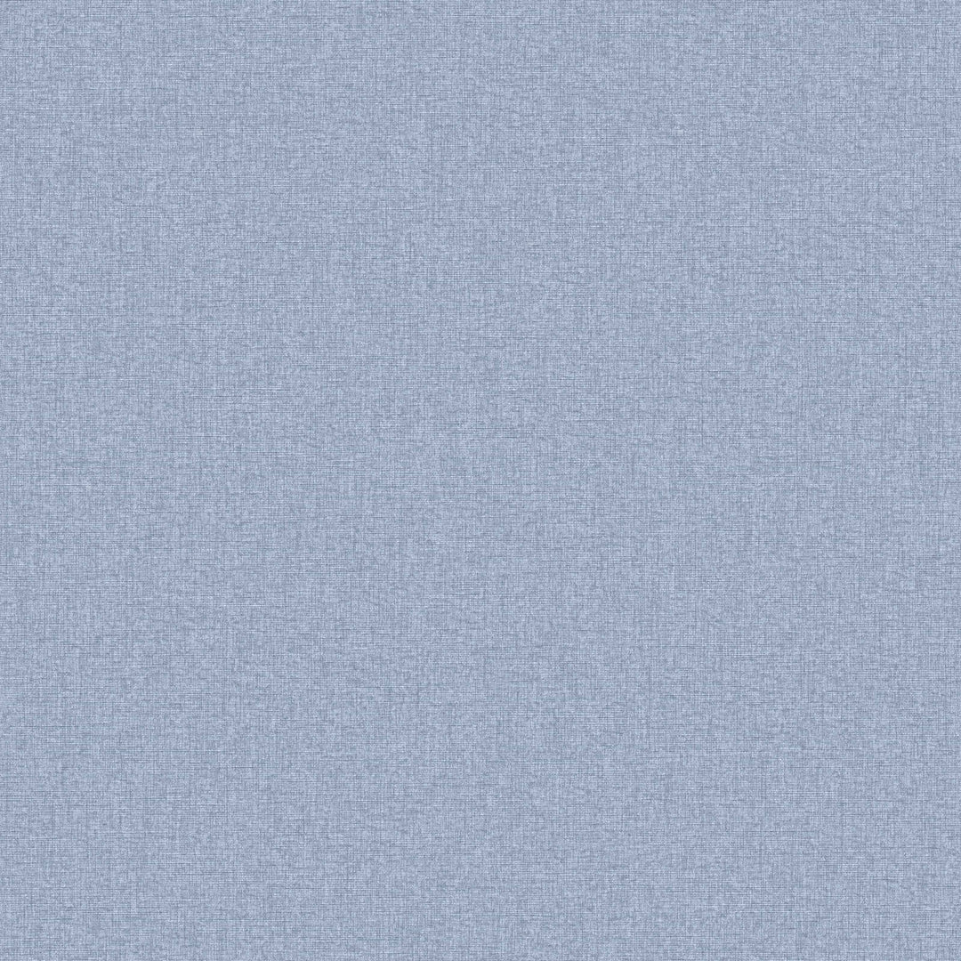 Vienkrāsainas tapetes ar auduma struktūru: zilā krāsā, 393534 AS Creation