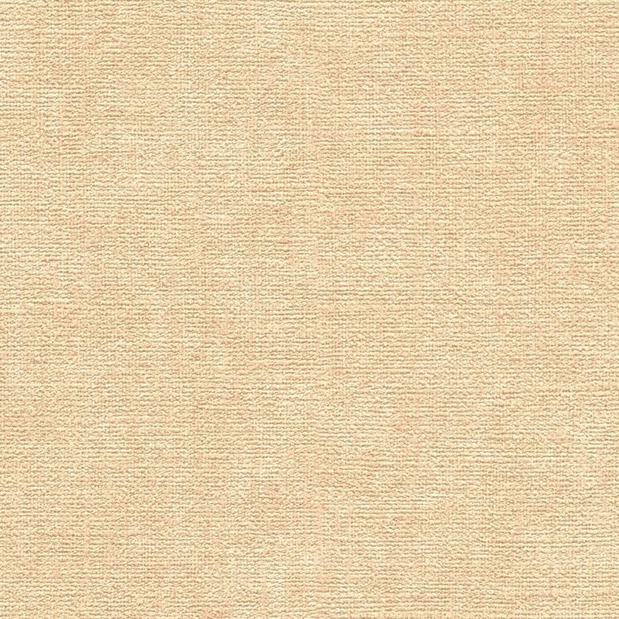 Vienkrāsainas tapetes ar tekstila izskatu - bēšā krāsā, 395653 AS Creation