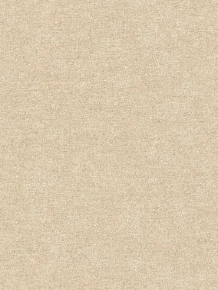 Vienkrāsainas istabai tapetes ar tekstila izskatu - bēšas, 395655 AS Creation