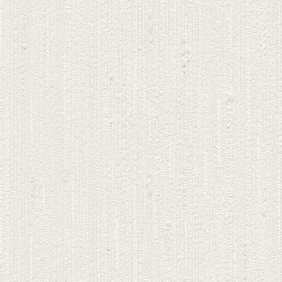 Vienkrāsainas tapetes baltā krāsā - 395491, matētas AS Creation