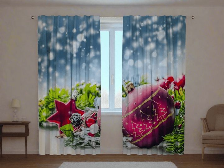 Ziemassvētku aizkari piedāvā ziemas prieku un siltumu jūsu mājās Tapetenshop.lv
