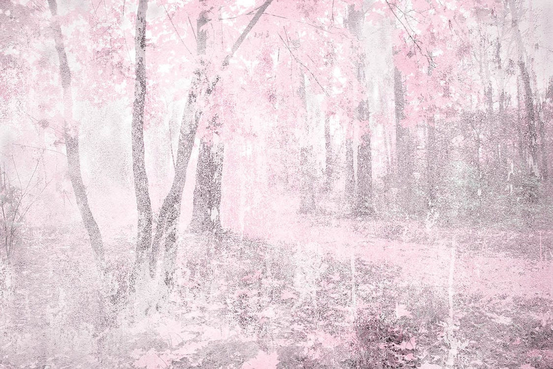 Fototapetes - Abstrakts mežs rozā krāsā - D364 D-ART