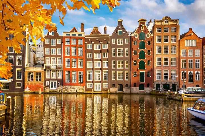 Fototapetes ar Amsterdamas arhitektūru D-ART