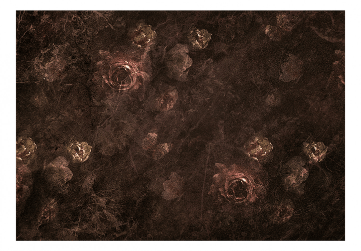 Fototapetes - Tumšās rozes (tumši sarkanā krāsā) G-ART