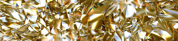 Fototapetes virtuvei ar lamināciju - Zelta kristāls (260x60 cm) Art4home
