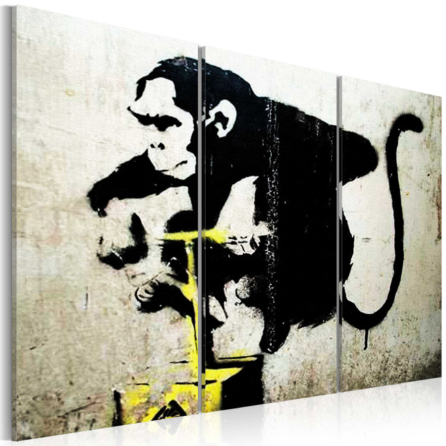 Glezna - Banksy pērtiķa TNT detonators (x 3) G-ART
