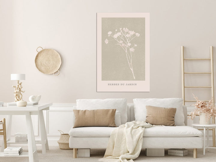 Glezna ar stilizētiem ziediem, franču, Scandi Boho (1 daļa), 136513 G-ART.