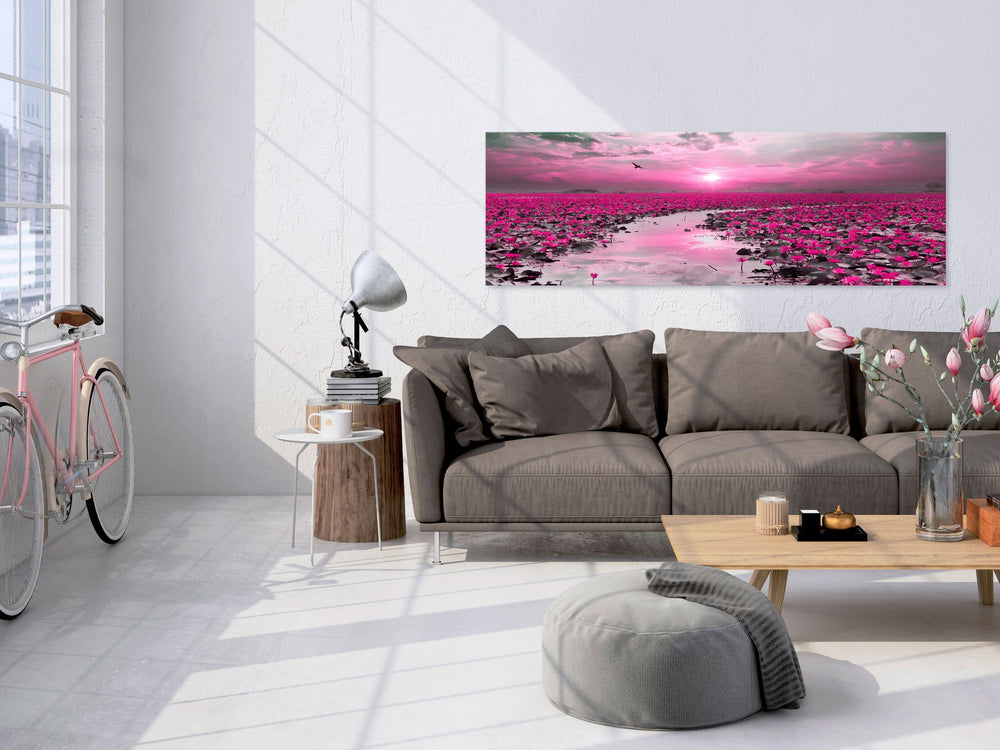 Glezna - Lilijas un saulriets (x 1) G-ART.
