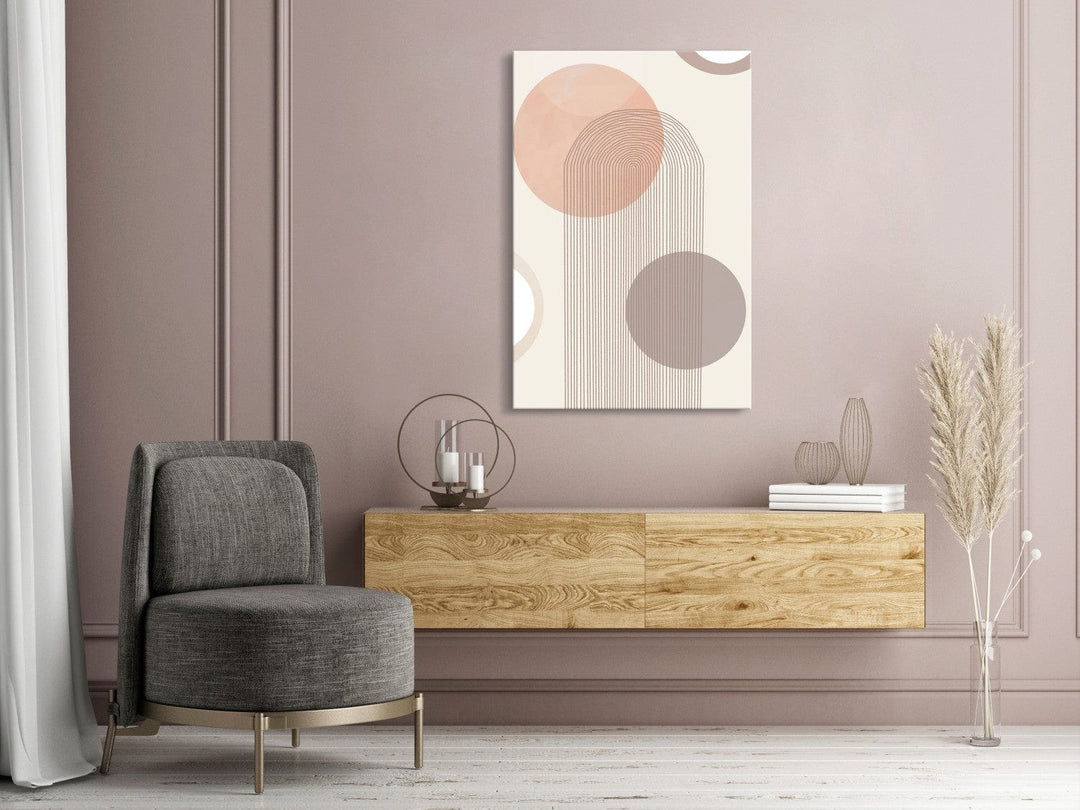 Glezna ar abstrakciju Strūklaka (1 daļa), vertikāla, 136528  G-ART.