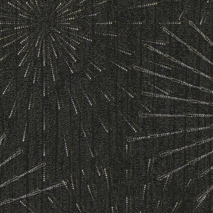 Retro tapetes 50. gadu, zvaigžņu motīvs melnā krāsā AS 388181 AS Creation