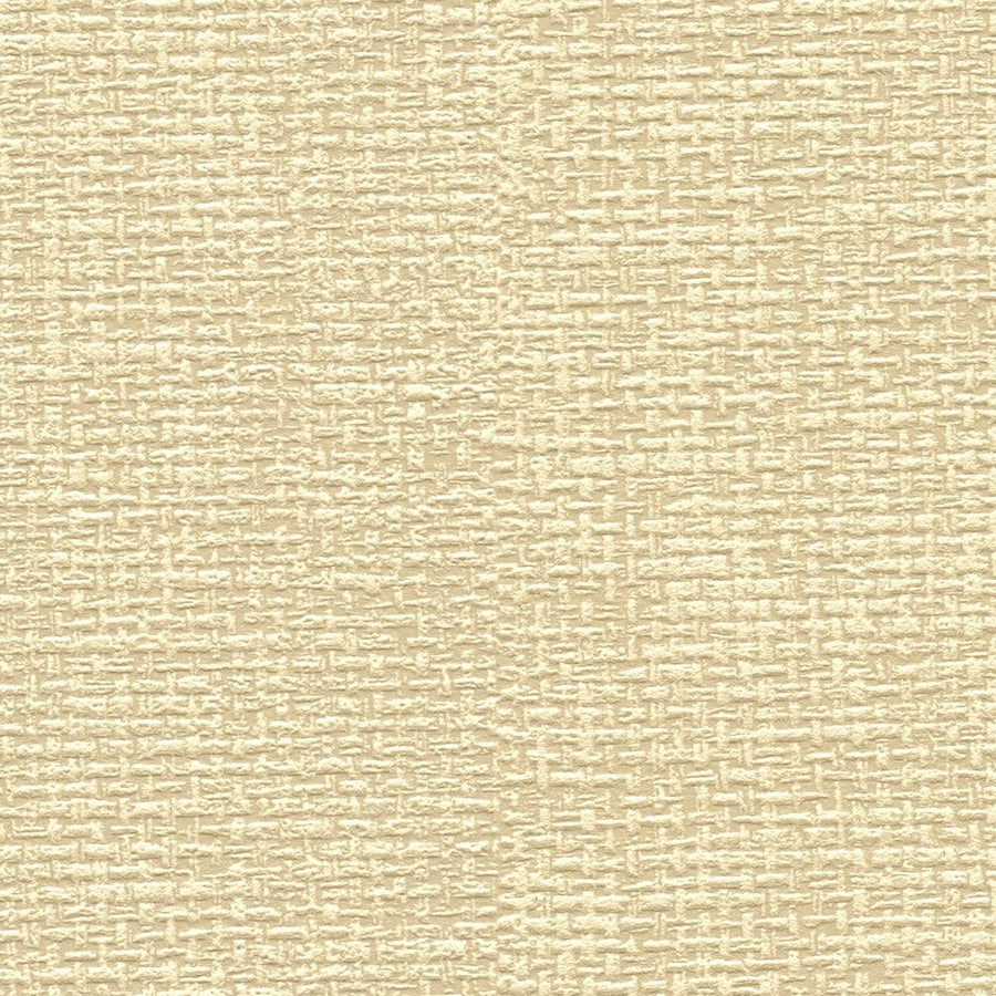 Skandināvu stila tapetes ar auduma struktūru dzeltenā krāsā, 386134 AS Creation