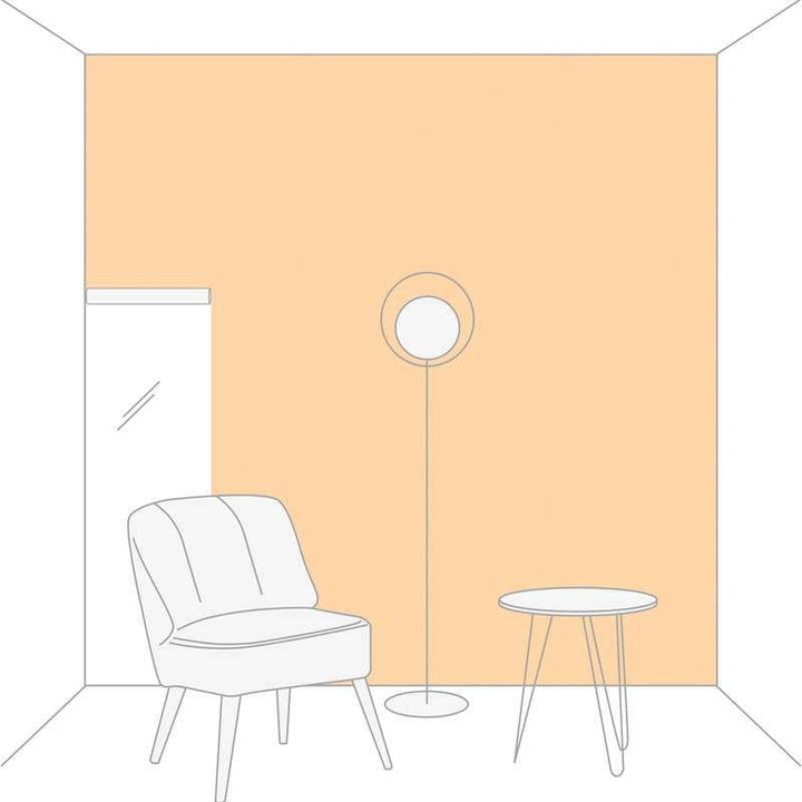 Tapetes persiku oranžā krāsā ar lina tekstūru AS 377494 AS Creation