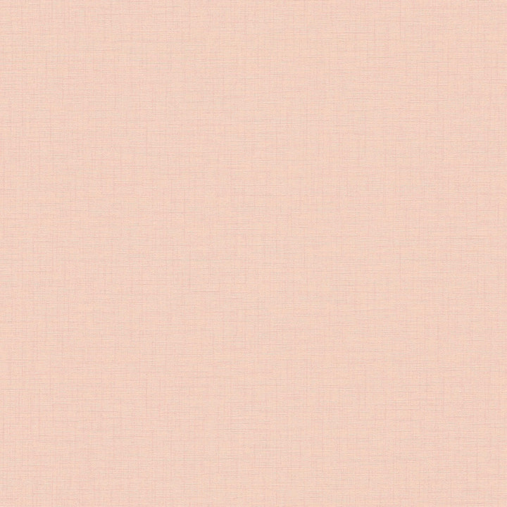 Vienkrāsainas tapetes ar lina struktūru rozā krāsā - 1364065 AS Creation