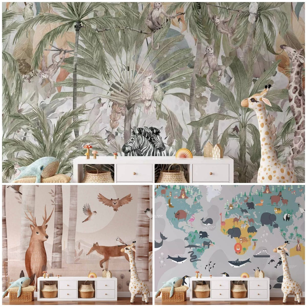 Fototapetes bērnu istabai – dažādi varianti zēniem un meitenēm