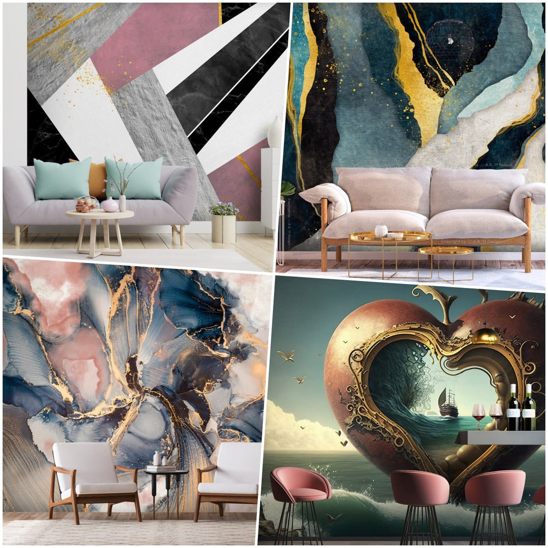 Fototapetes ar abstrakciju – ģeometriski raksti, abstraktais fons