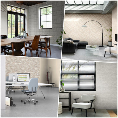 Office and commercial wallpapers - interiors and ideas