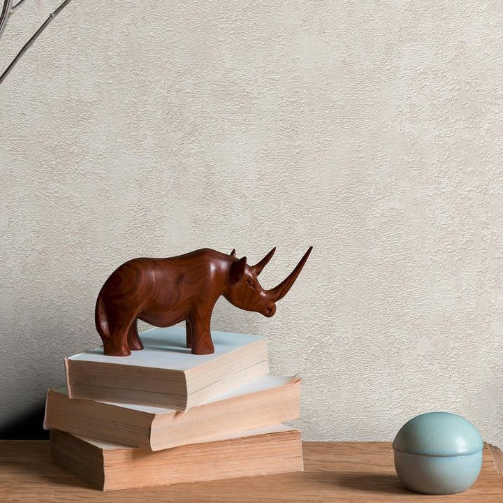1.06x10m, Plain wallpapers with matt texture, cream - 1414043