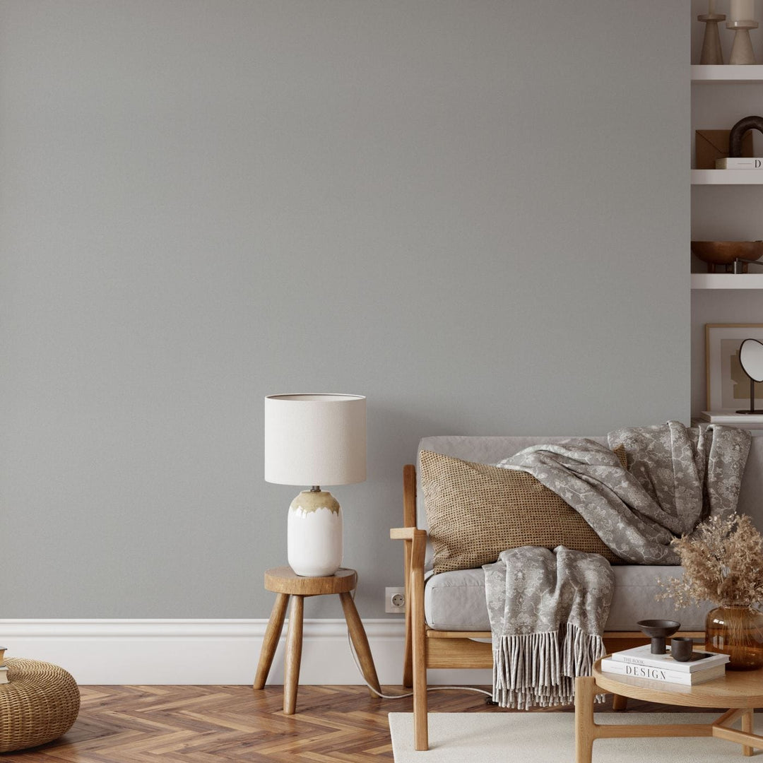 1.06x10m, Plain wallpapers with matt texture, cream - 1414043