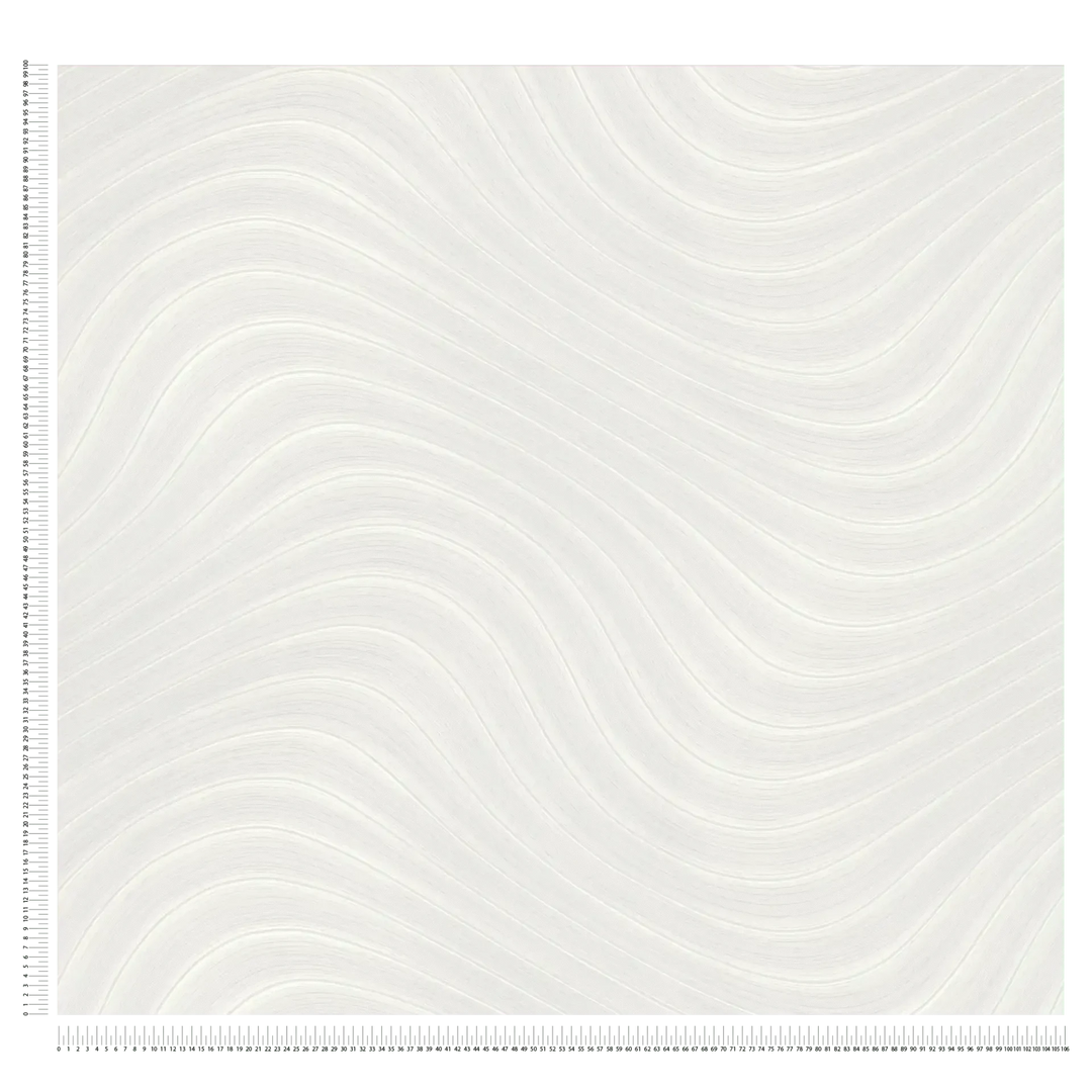 1,06x10m, Tapetes ar lielo viļņotu rakstu pelēkos toņos - 399956 AS Creation